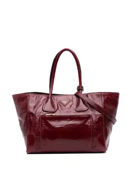 Prada Pre-Owned: Красная сумка-шоппер 