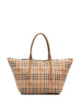Burberry Pre-Owned: Коричневая сумка-шоппер 