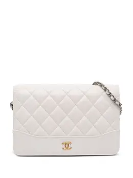 CHANEL Pre-Owned: Белый кошелёк 