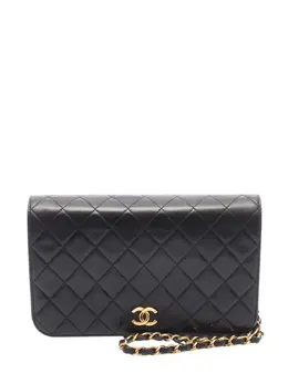 CHANEL Pre-Owned: Чёрная сумка 