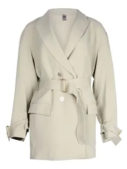 Dion Lee: Светлое пальто 