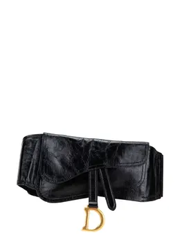 Christian Dior Pre-Owned: Чёрная поясная сумка 