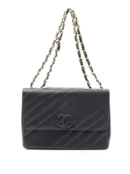 CHANEL Pre-Owned: Чёрная сумка 