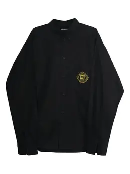 Balenciaga Pre-Owned: Чёрная рубашка 