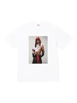 Supreme: Белая футболка 