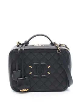 CHANEL Pre-Owned: Чёрная сумка 