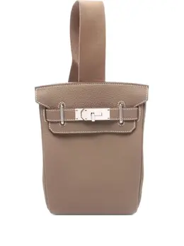 Hermès Pre-Owned: Серебристая сумка 