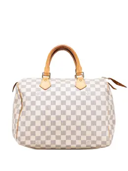 Louis Vuitton Pre-Owned: Белая сумка 
