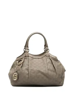 Gucci Pre-Owned: Коричневая сумка-шоппер 