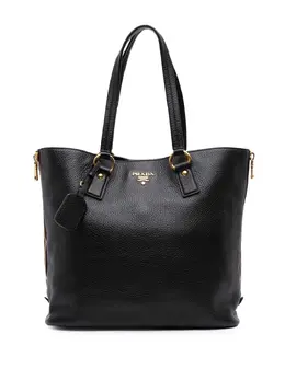 Prada Pre-Owned: Чёрная сумка-шоппер 