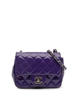 CHANEL Pre-Owned: Фиолетовая сумка через плечо 