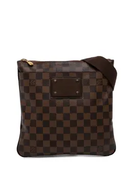 Louis Vuitton Pre-Owned: Коричневая сумка через плечо 