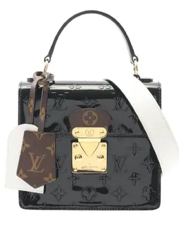 Louis Vuitton Pre-Owned: Чёрная сумка 
