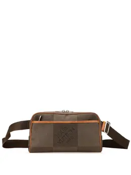 Louis Vuitton Pre-Owned: Коричневая поясная сумка 