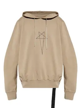 Rick Owens DRKSHDW: Бежевая толстовка 