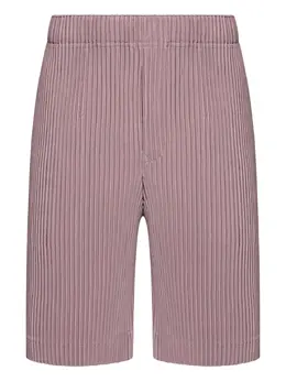 Homme Plissé Issey Miyake: Фиолетовые шорты 