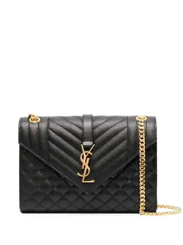 Saint Laurent: Чёрная сумка  Envelope