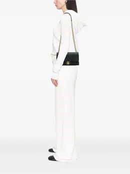 CHANEL Pre-Owned: Голубая сумка через плечо 