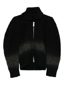 sacai: Чёрный кардиган 