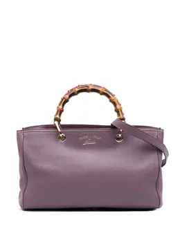 Gucci Pre-Owned: Фиолетовая сумка-шоппер 