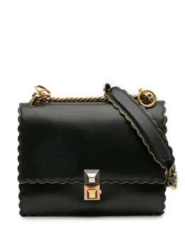 Fendi Pre-Owned: Чёрная сумка через плечо 