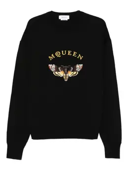 Alexander McQueen: Хлопковый свитшот 