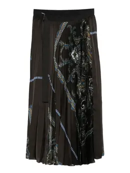 sacai: Юбка с принтом 
