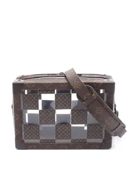Louis Vuitton Pre-Owned: Коричневая сумка через плечо 