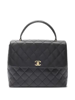 CHANEL Pre-Owned: Чёрная сумка 