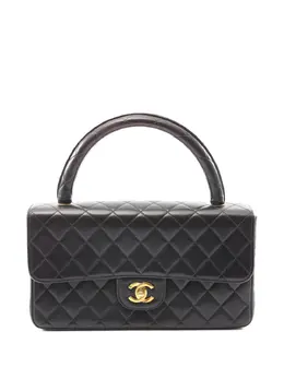 CHANEL Pre-Owned: Чёрная сумка 