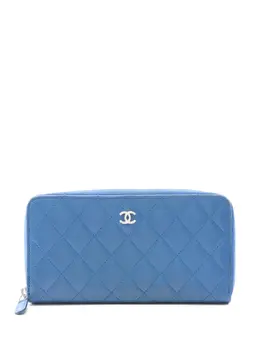 CHANEL Pre-Owned: Голубой кошелёк 