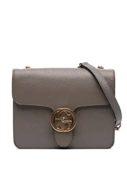 Gucci Pre-Owned: Коричневая сумка через плечо 
