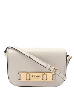 Prada Pre-Owned: Белая сумка через плечо 