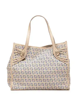 Fendi Pre-Owned: Коричневая сумка-шоппер 