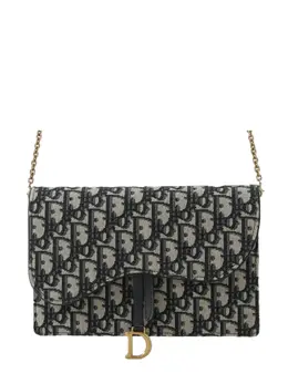 Christian Dior Pre-Owned: Голубая сумка через плечо 