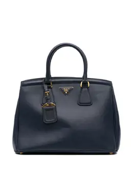 Prada Pre-Owned: Голубая сумка-шоппер 