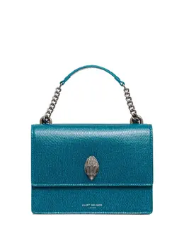Kurt Geiger London: Голубая сумка через плечо 