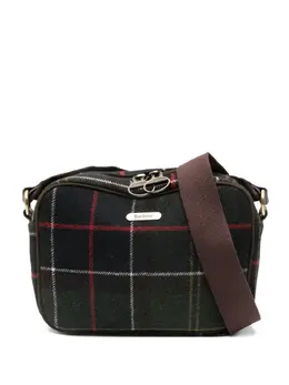 Barbour: Зелёная сумка через плечо 