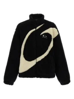 Balenciaga: Чёрная куртка 