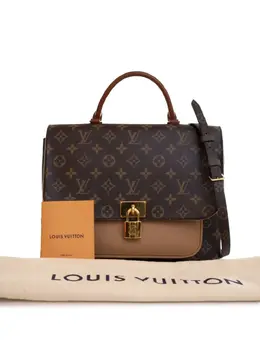 Louis Vuitton Pre-Owned: Коричневая сумка 
