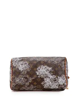 Louis Vuitton Pre-Owned: Сумка с растительным принтом 