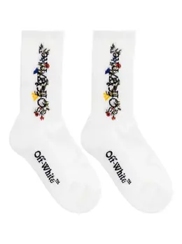 Off-White: Белые носки 