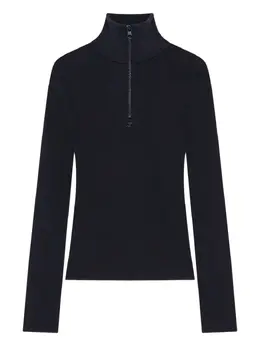 Courrèges: Синий свитер 
