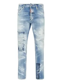 DSQUARED2: Рваные джинсы 