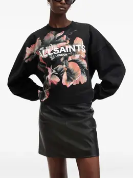 AllSaints: Свитшот с растительным принтом 