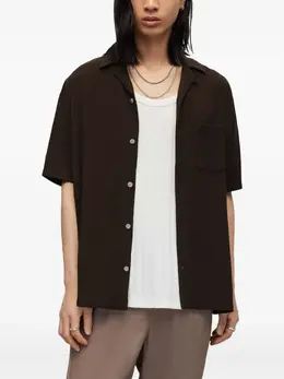 AllSaints: Рубашка с воротником 