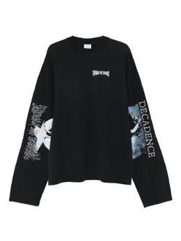 VETEMENTS: Футболка с принтом 