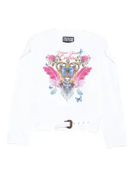 Versace Jeans Couture: Белая блуза 