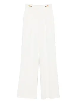 Elisabetta Franchi: Белые брюки 