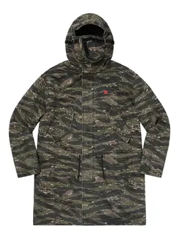 Supreme: Пуховик с тигровым принтом 